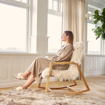 Gyngestol med tibetansk trekk