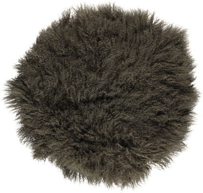 Lammeskinnspute | Krøllete | Tibet | Ø45 cm, Ø62 cm &amp; Ø38 cm