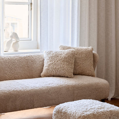 Lammeskinnspute | Korthåret | New Zealand | Dobbeltsidig | 40x40 cm