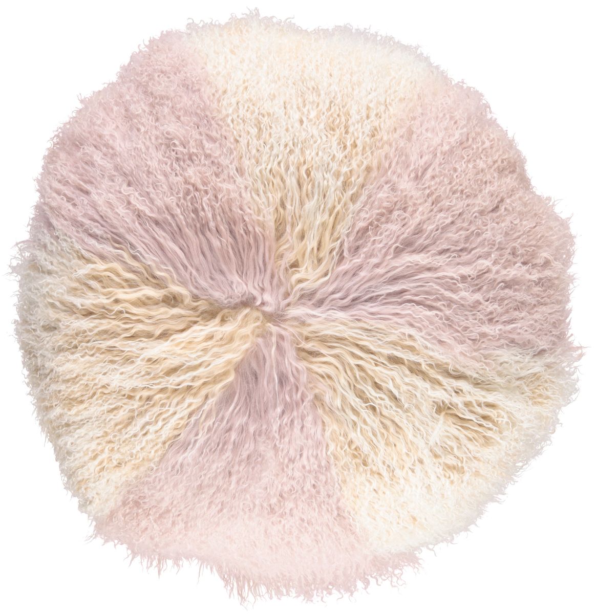 Lammeskinnspute | Krøllete | Tibet | Ø45 cm, Ø62 cm &amp; Ø38 cm