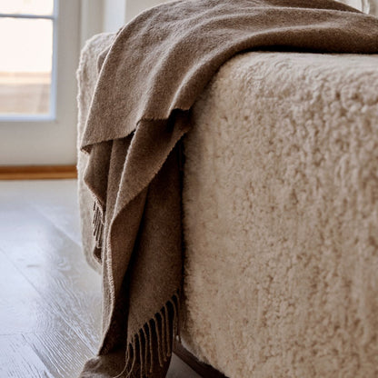 Amanda pledd | 100 % baby alpakka ull