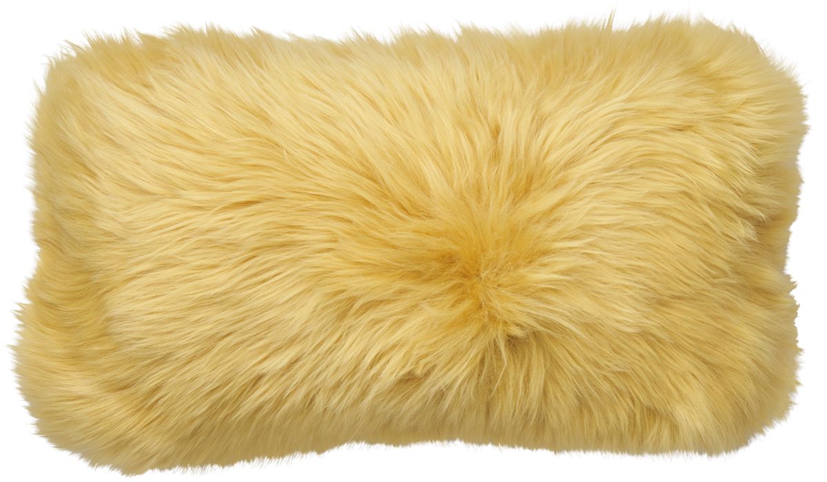 LAMBSKIN | Pute | Dobbelt sidet | Langt hår | New Zealand | 25x50 cm