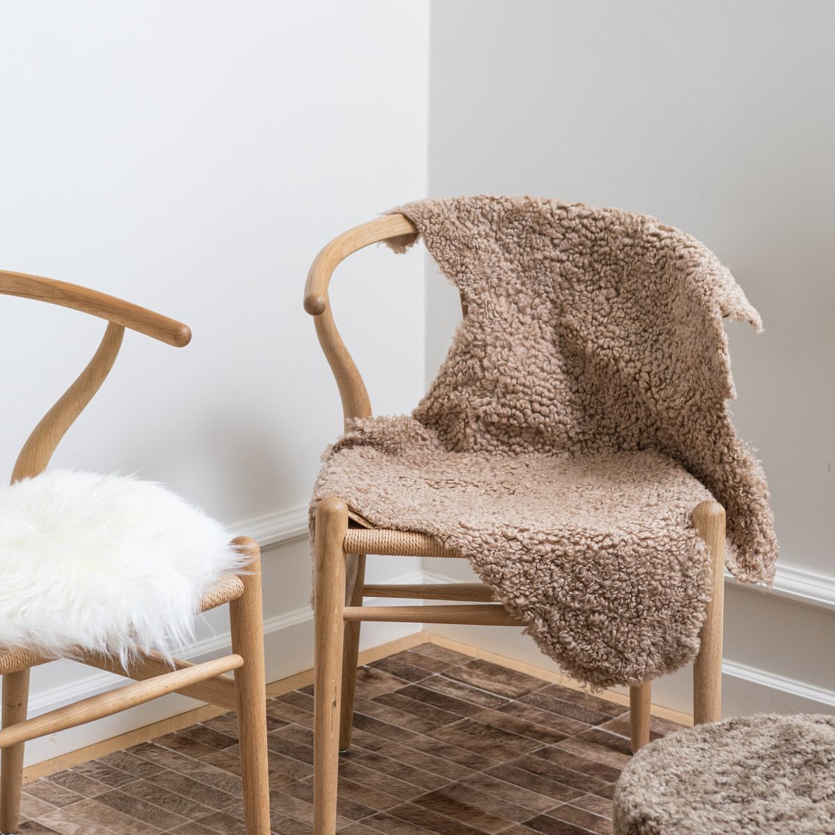 Lammeskinn | Dobbelt ansikt | Amerika | 90x60 cm