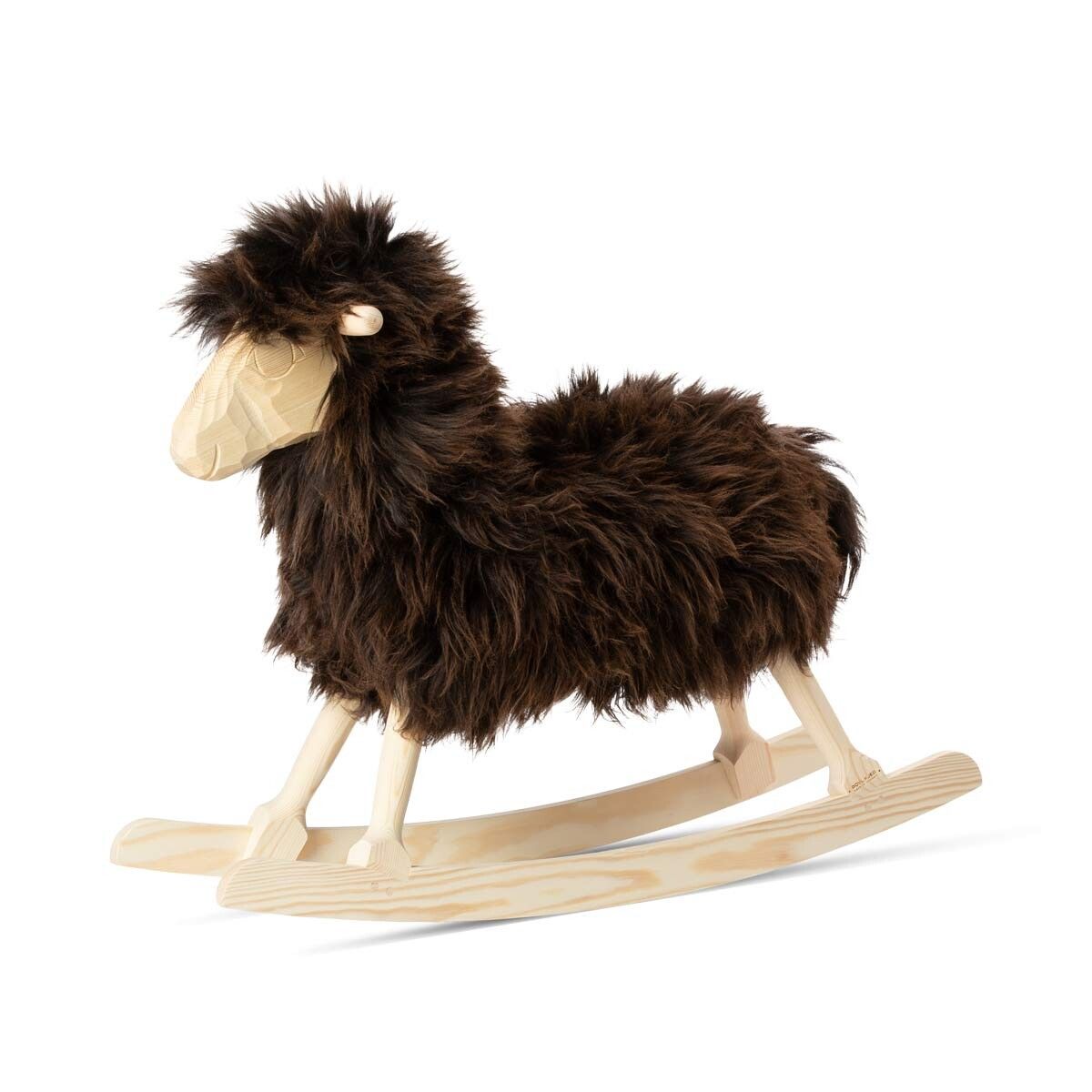 Manray Povl Kjer Design | Korthåret lammeskinn | Stor L85xB25xH60 cm