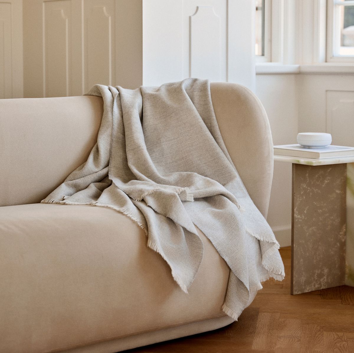 Sidsley ullpledd | 100 % baby alpakka ull