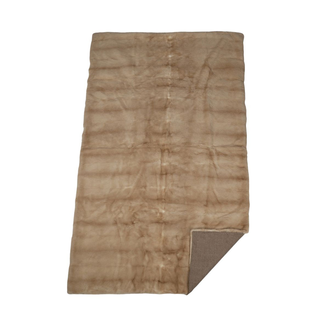 Mink pledd | Baksiden av kashmir | Palomino | 108x172 cm