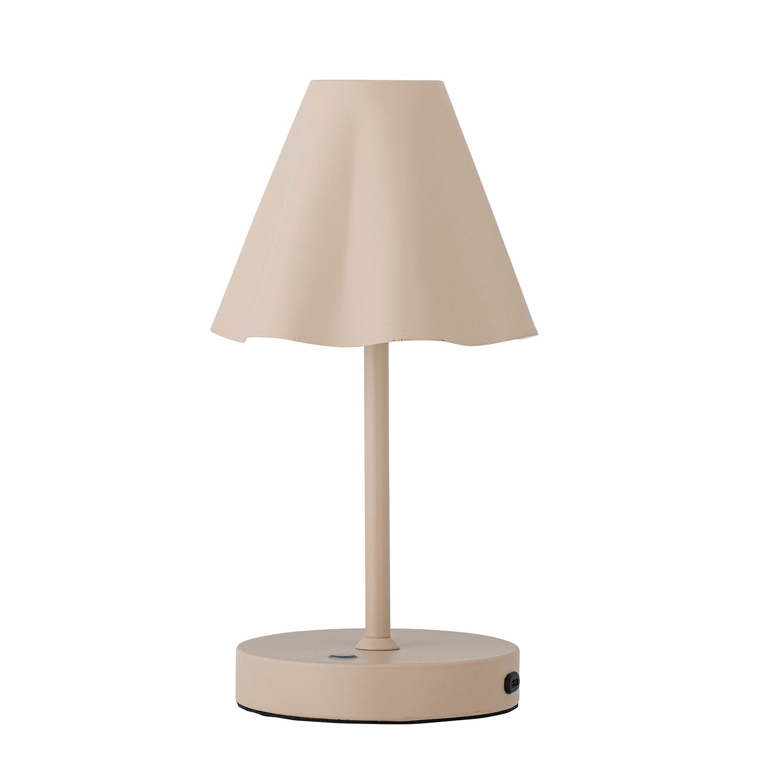 Bloomingville Lianna bærbar lampe, oppladbar, natur, metall