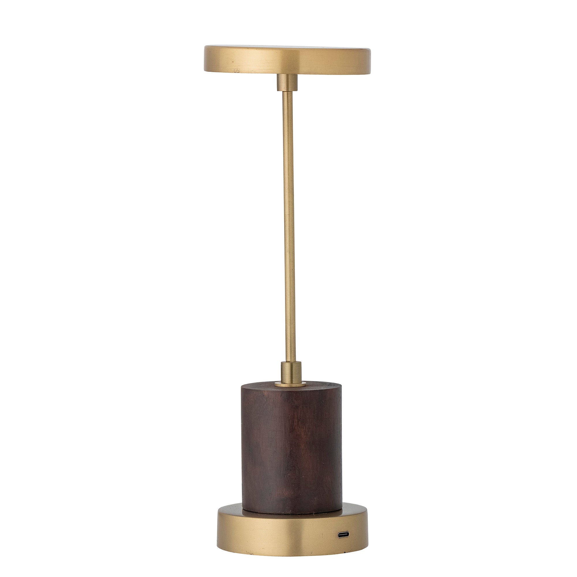 Bloomingville Chico bærbar lampe, oppladbar, messing, metall