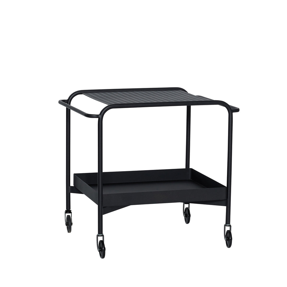 Hübsch Push Rolling Table Black