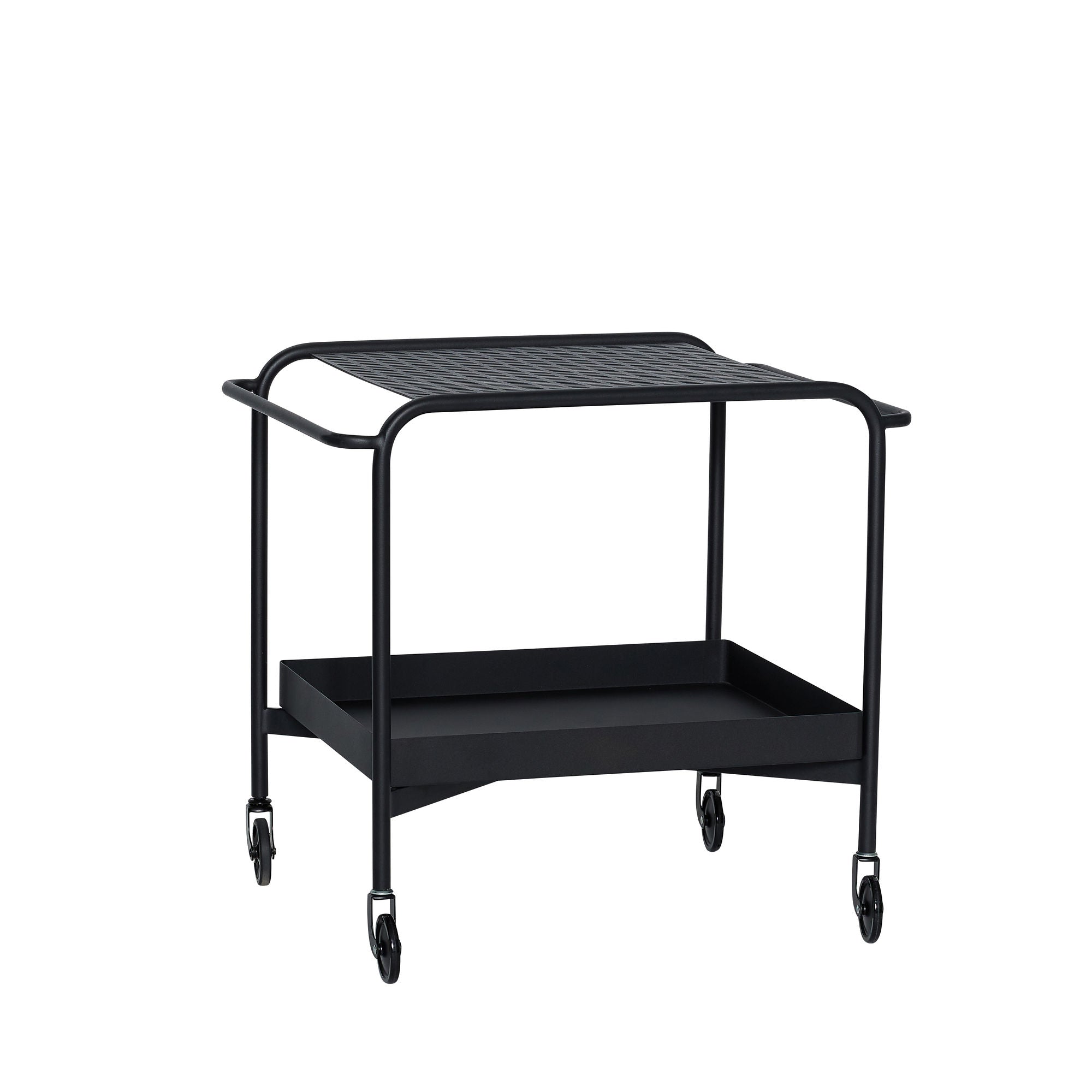 Hübsch Push Rolling Table Black
