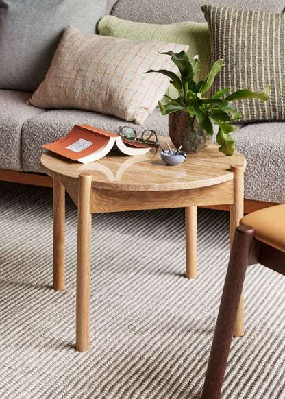 Hübsch Ori Pillow Olive Green/Beige