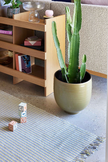 Hübsch Yuka Potte Green (sett med 2)