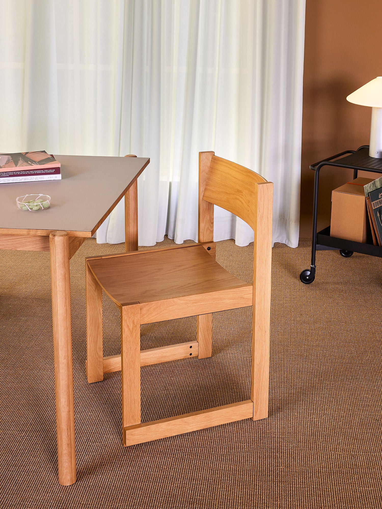 Hübsch Forma spisestuestol Nature