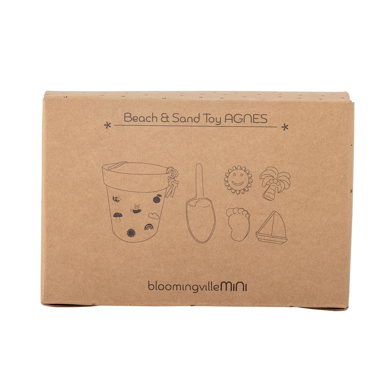 Bloomingville Mini Agnes Strand og Sandkass Toy, Nature, Silicone