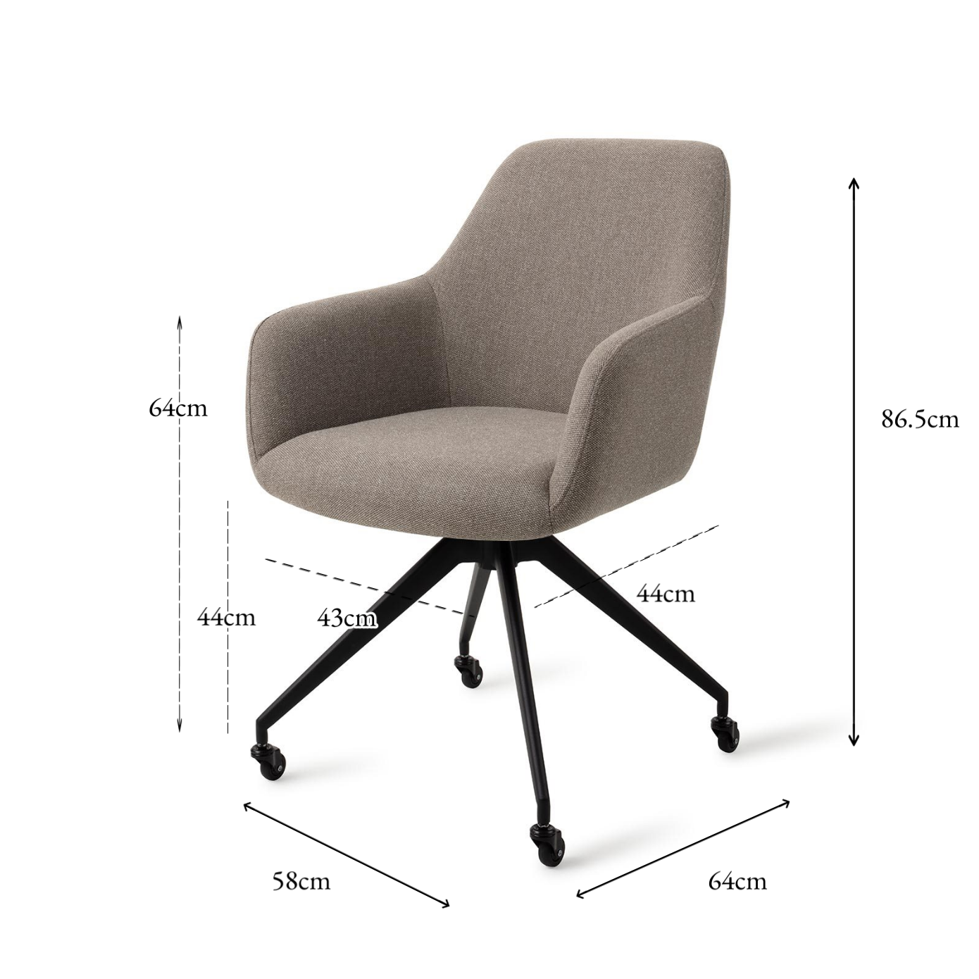 Hiroo Dining Chair Foggy Fusion