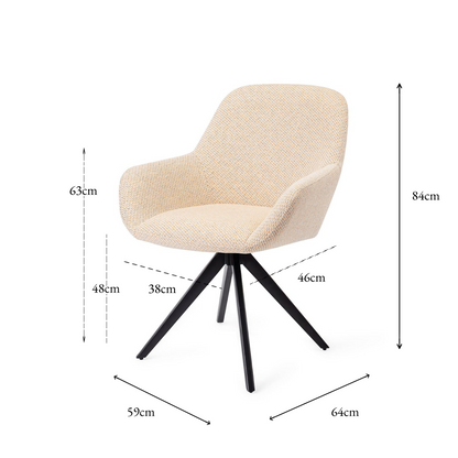 Kushi Dining Chair Trouty skjær