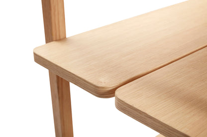 Mason hylle dobbelt stor natur - 150x45xh150cm