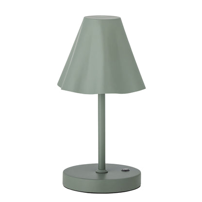 Bloomingville Lianna bærbar lampe, oppladbar, grønn, metall