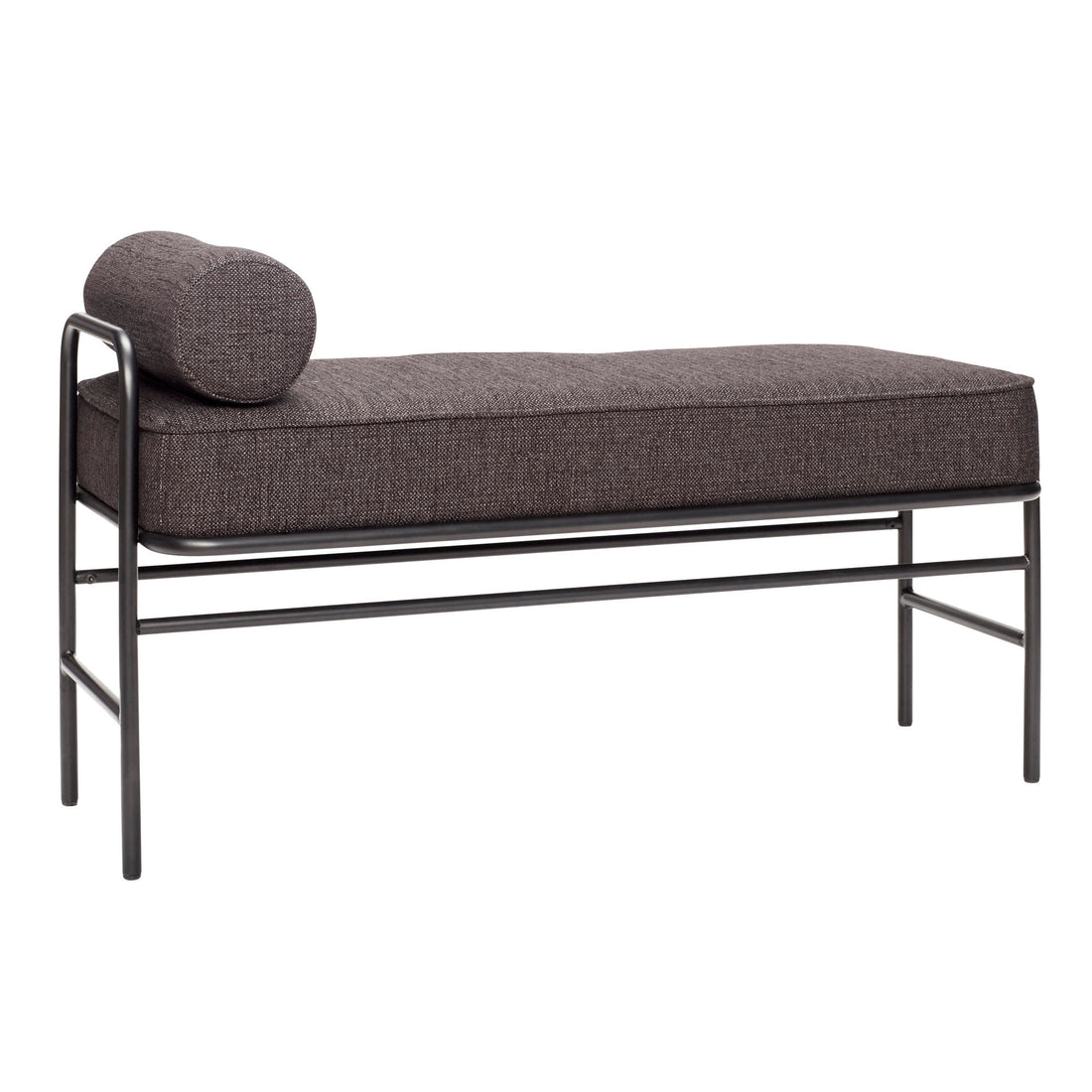 Pipe Bench Black - 106x47xh61cm