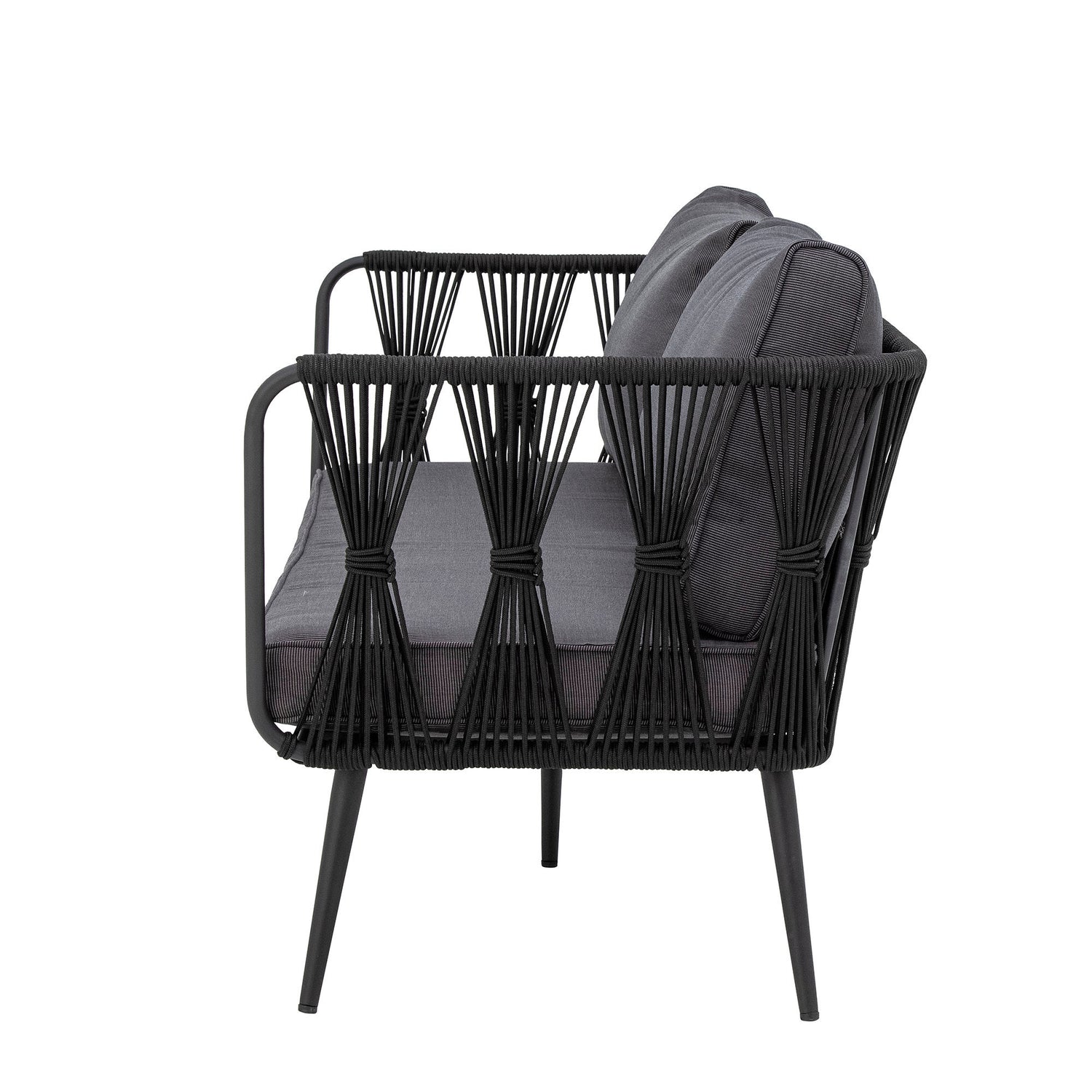 Bloomingville Pavone brannsikre sofa, svart, metall
