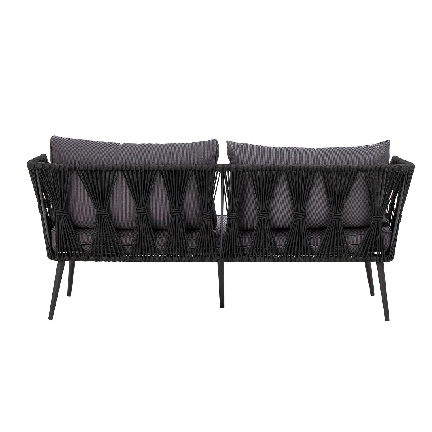 Bloomingville Pavone brannsikre sofa, svart, metall