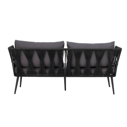 Bloomingville Pavone brannsikre sofa, svart, metall