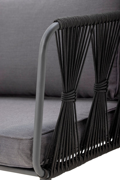 Bloomingville Pavone brannsikre sofa, svart, metall