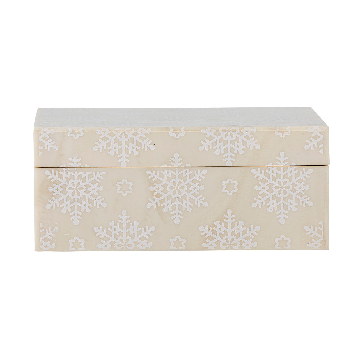 Bloomingville Cheri Box m/lokk, natur, harpiks