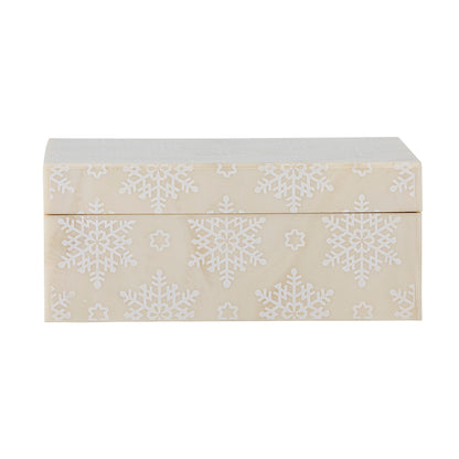 Bloomingville Cheri Box m/lokk, natur, harpiks