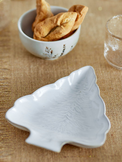 Bloomingville vinterserveringsfat, natur, steingods