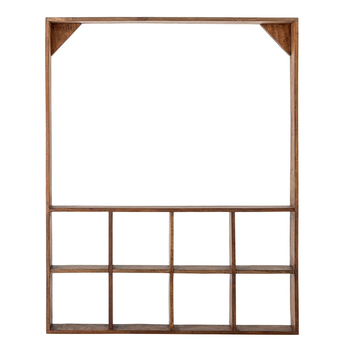 Kreativ samling marino hylle, brunt, resirkulert tre