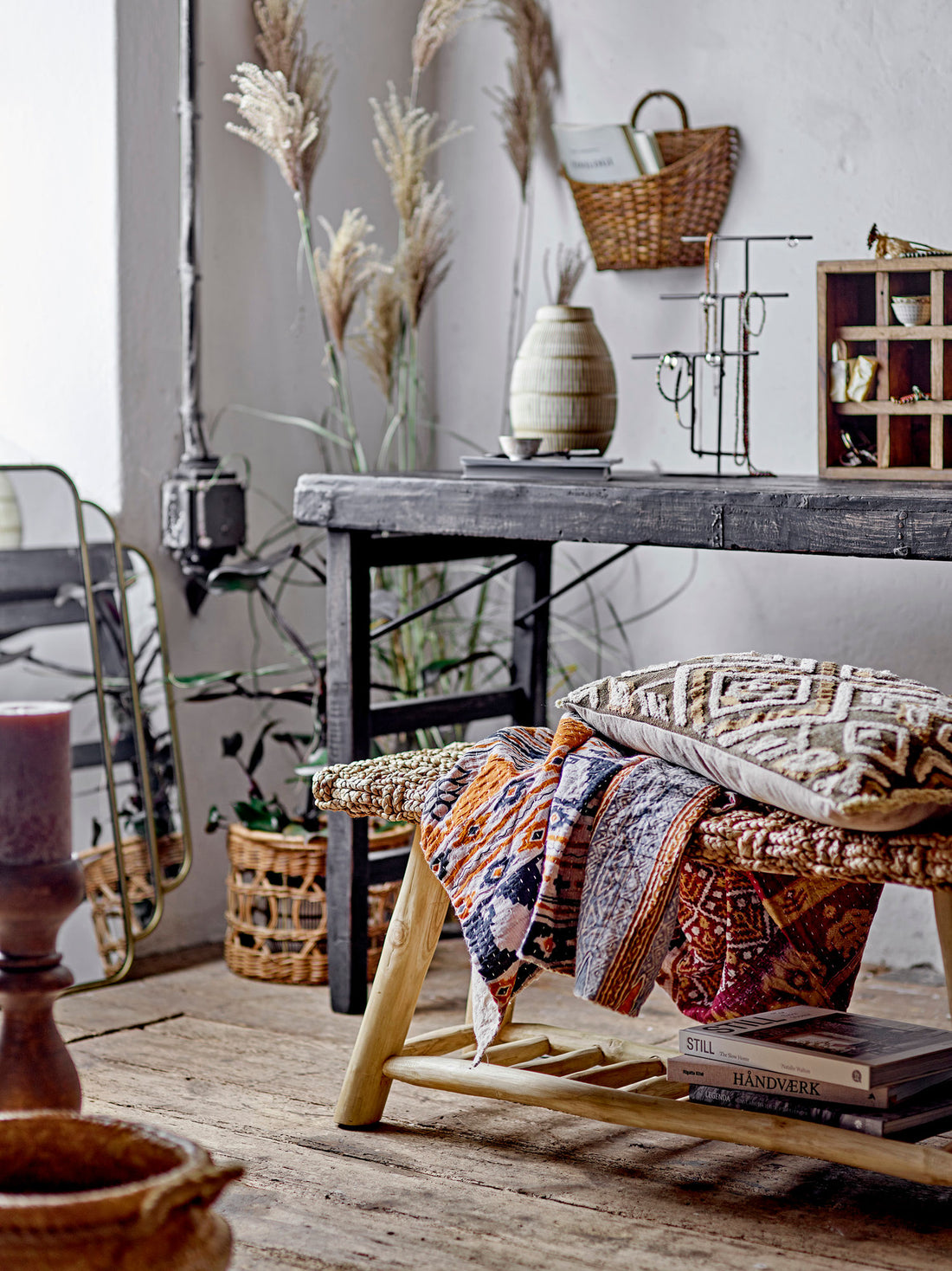 Creative Collection Mas Wall Mirror, messing, metall