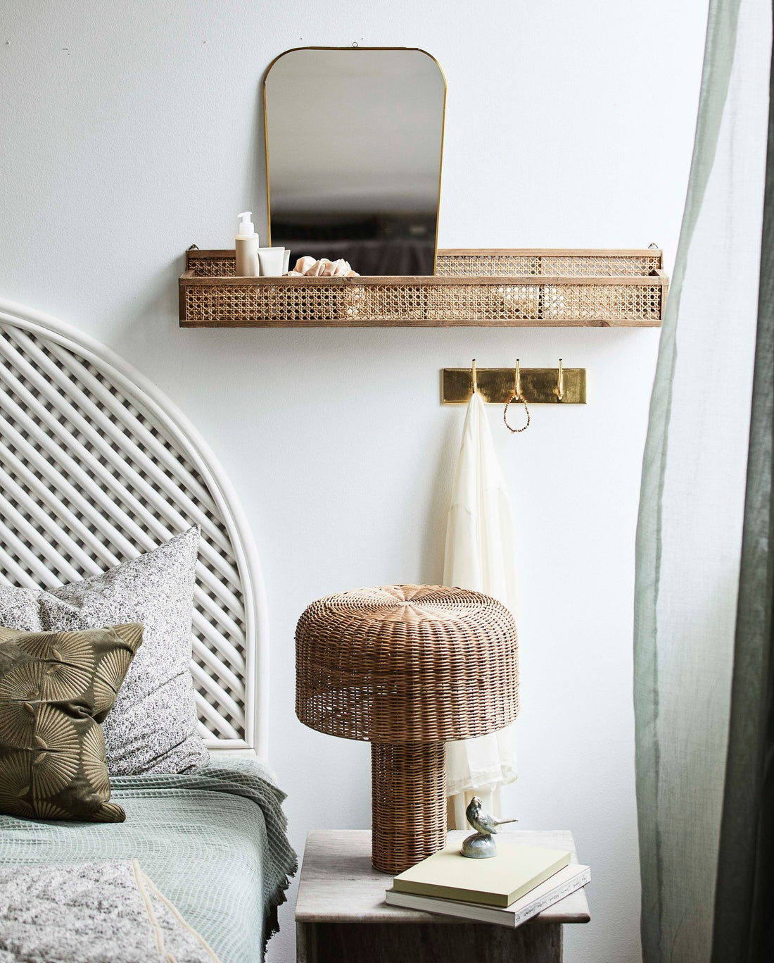 Haaoy kroker i jern med 3 kroker - 27 cm - gullfinish