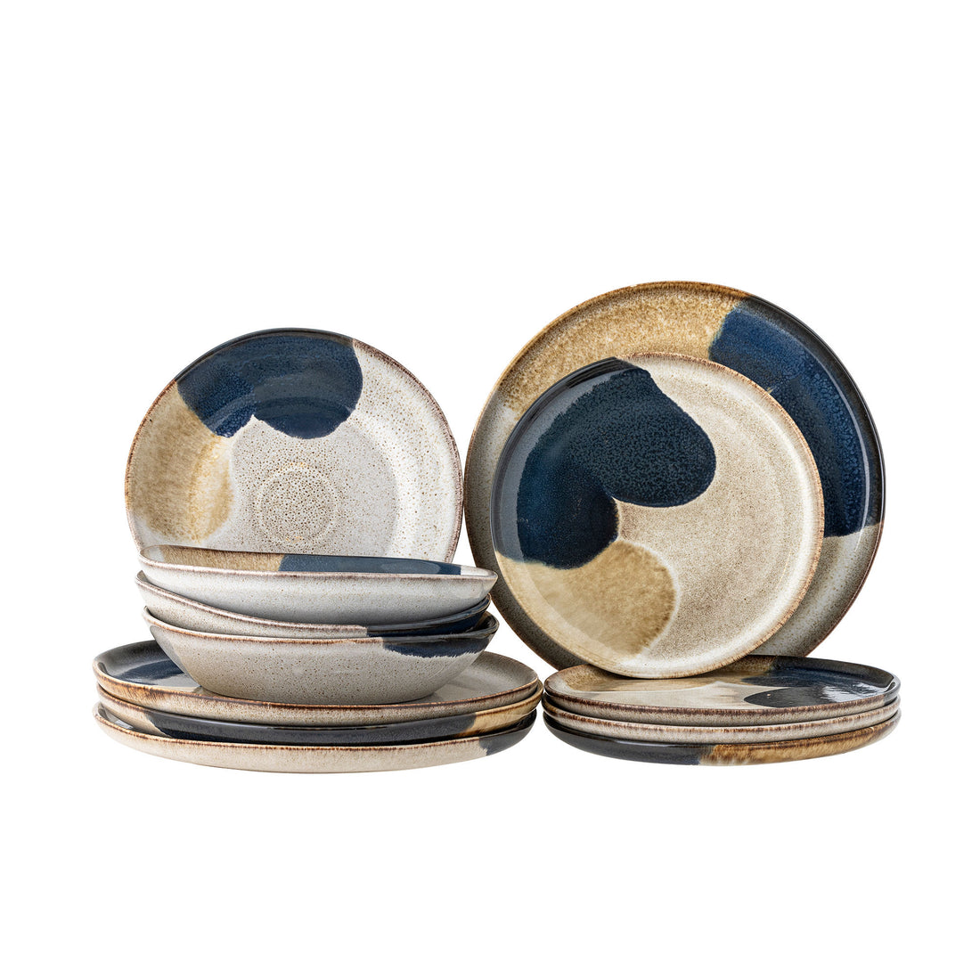 Bloomingville Jules Table Service Set, Grey, Stoneware