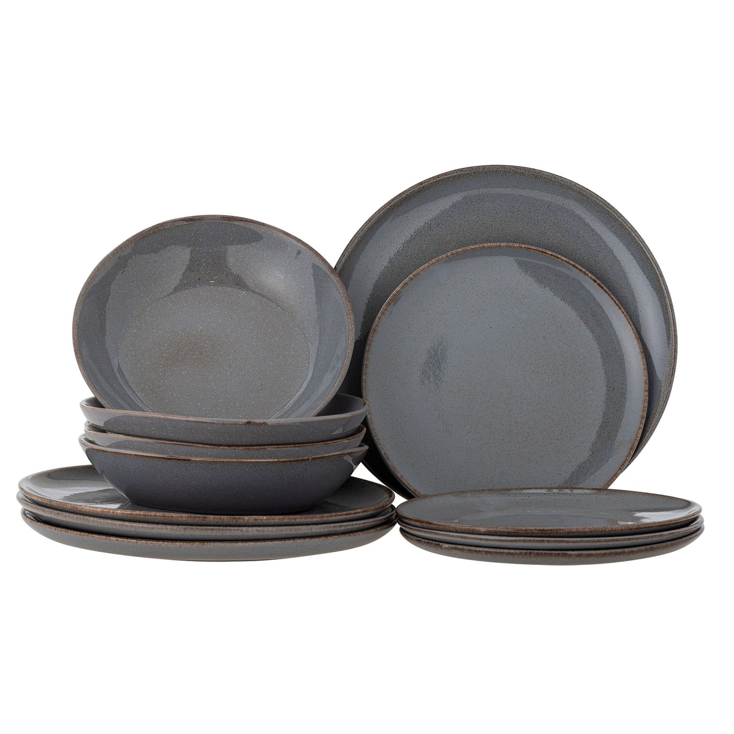 Bloomingville Sandrine Table Service Set, Grey, Stoneware