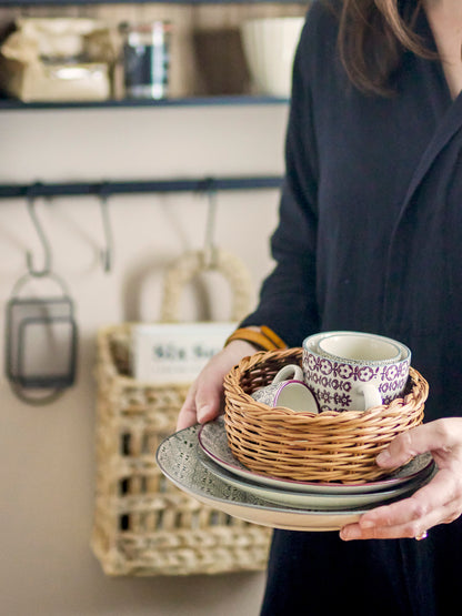 Gerner Basket, Nature, Rattan