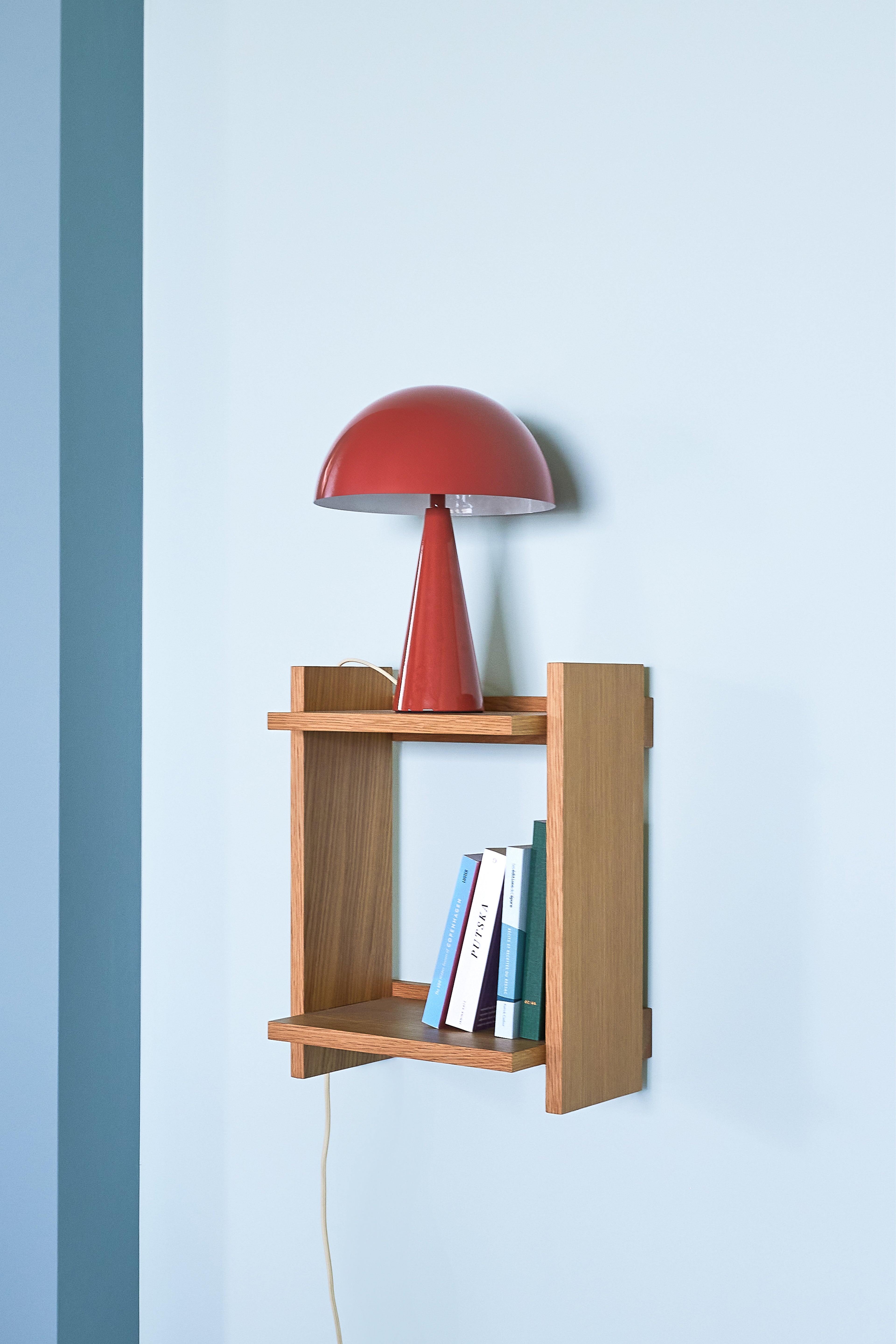 Hübsch Mush Table Lamp Mini Red