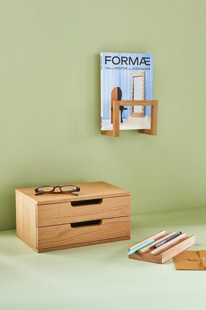 Market Magazine Holder Naturlig - 17x10xh27cm