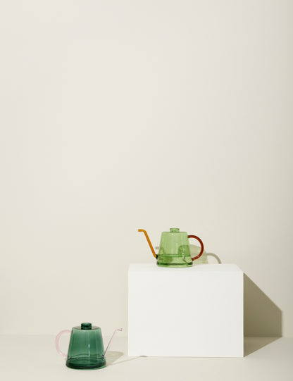 Flora Water Jug Green/Amber Color - 24x14xh14cm