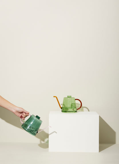 Flora Water Jug Green/Amber Color - 24x14xh14cm