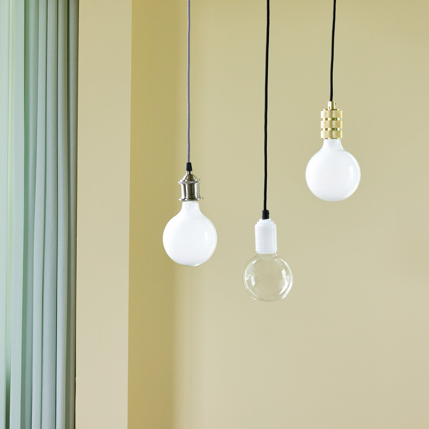 Moving Pendel Nikkel - ø5xh7cm, E27/40W