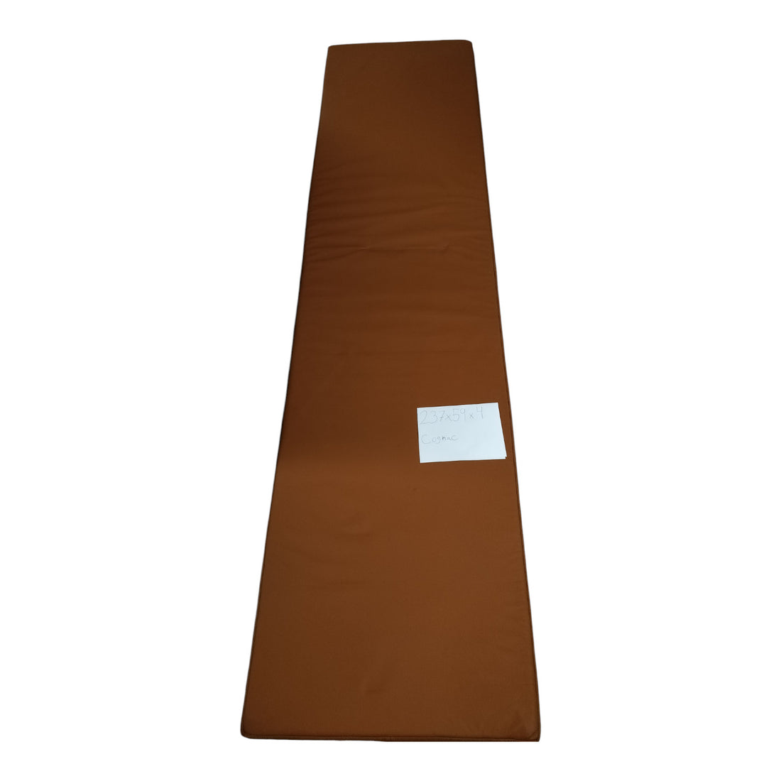 Rest mye - 237x59x4 cm i Cognac skinn