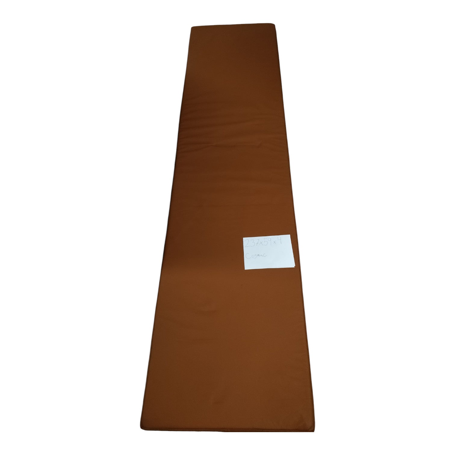 Rest mye - 237x59x4 cm i Cognac skinn