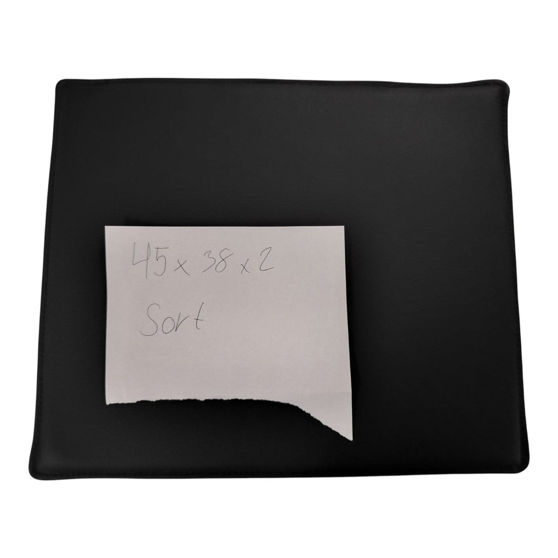 45x38 cm svart skinnpute