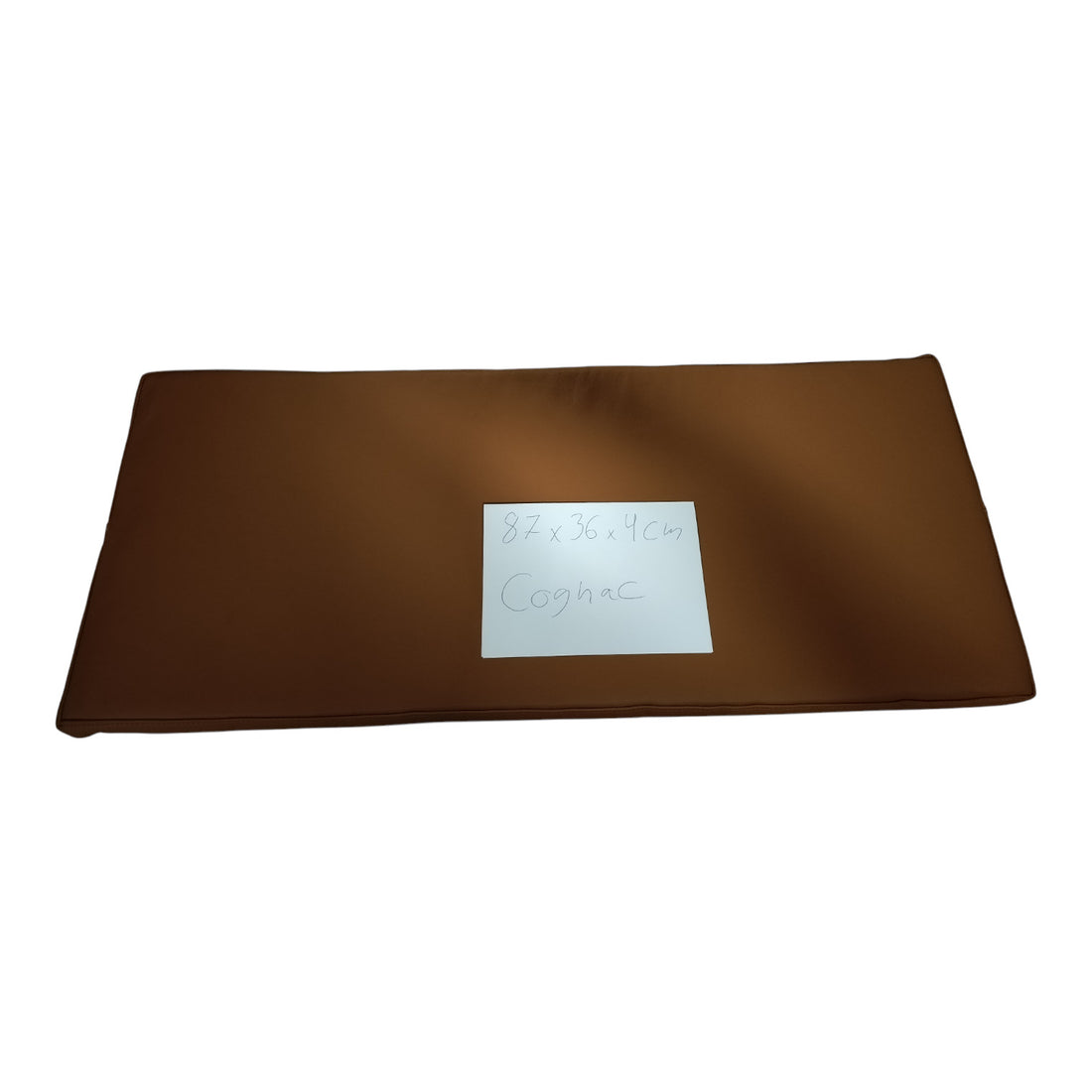 Rest mye - 87x36x4 cm i cognac skinn