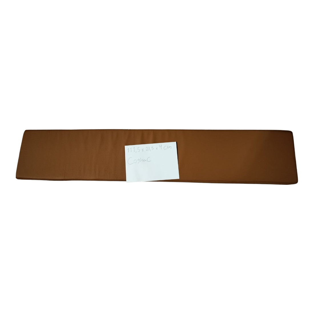 Hvile patii - 111,5 x 21,5 x 4 cm i cognac skinn