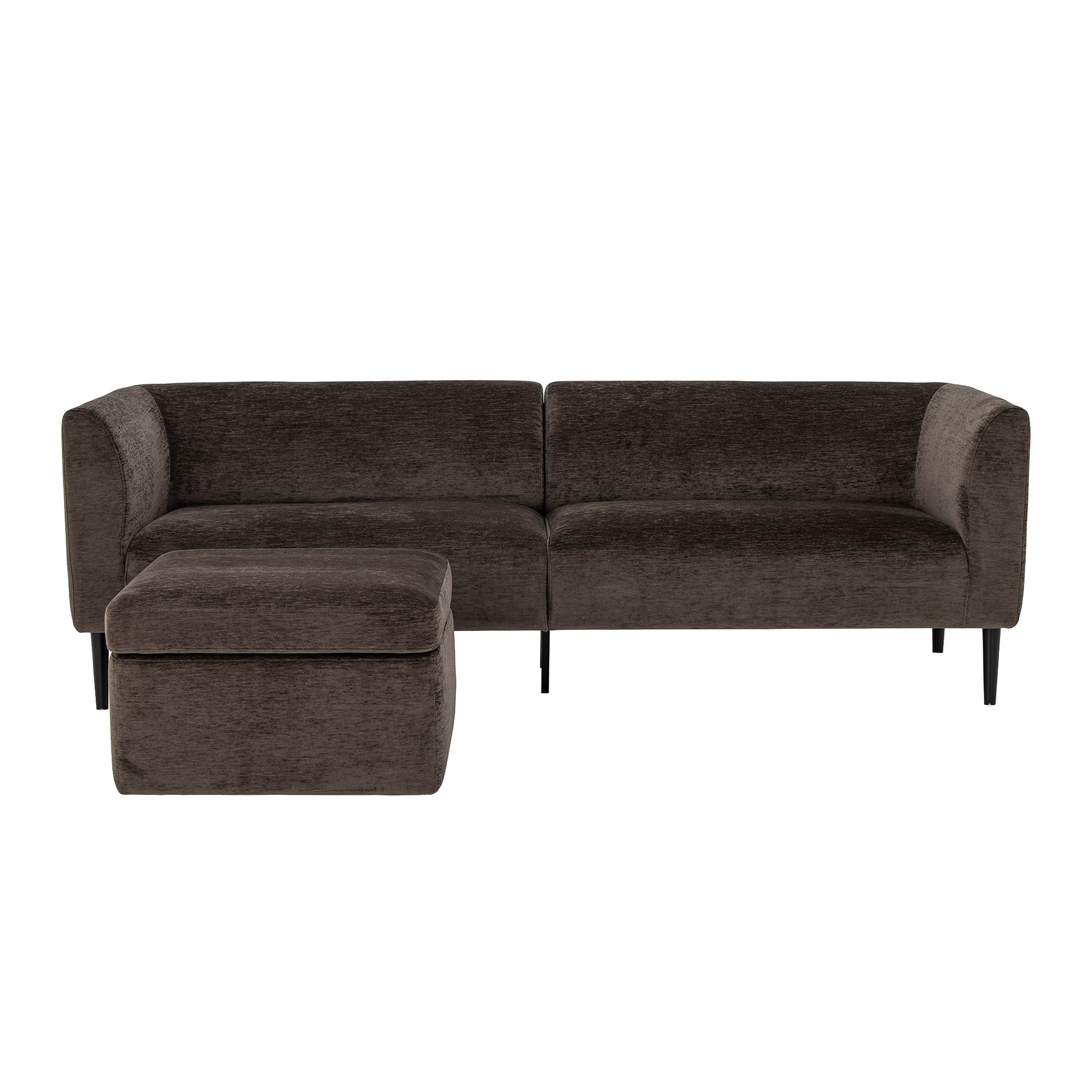 Lanna Sofa, Brown, FSC® Mix, Polyester