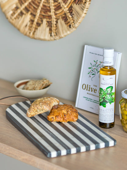 Illuna skjærebrett, svart, marmor