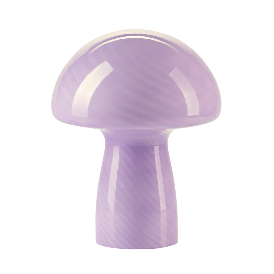 Bahne - Sopplampe - Mushroom Table Lamp, Lavender - H23 cm.