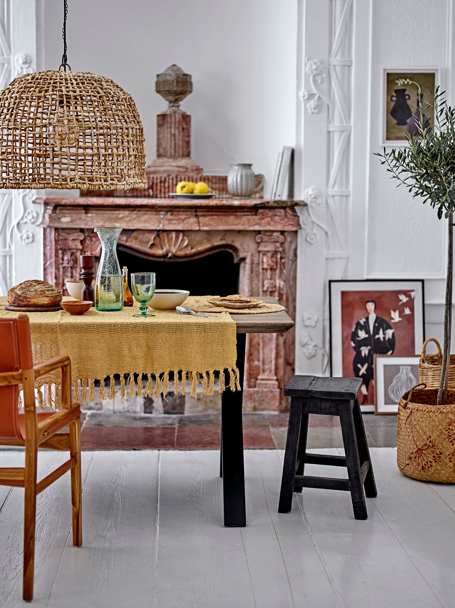 Manela vinglass, grønt, glass